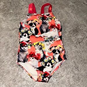 2Y Molo Flower Power Cats swimsuit